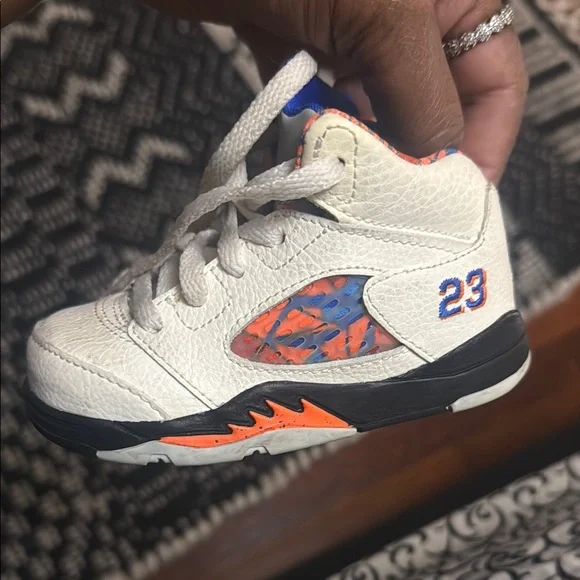 Jordan | Shoes | Jordan White And Orange Sneakers With 